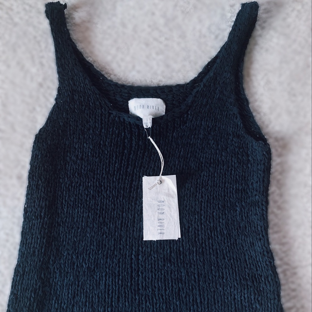 Brand New With Tags Moon River Knit Tank Top
